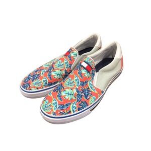 New Tommy Hilfiger TwOaklyn 3 Canvas Floral Tropical Casual Slip-On Sneakers sz9